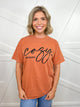 Cursive Cozy Season Graphic Tee - Yam-130 Graphic Tees-Heathered Boho-Heathered Boho Boutique, Women's Fashion and Accessories in Palmetto, FL