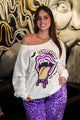 Custom Cut Ghouls Just Wanna Graphic Sweatshirt-130 Graphic Tees-Heathered Boho-Heathered Boho Boutique, Women's Fashion and Accessories in Palmetto, FL