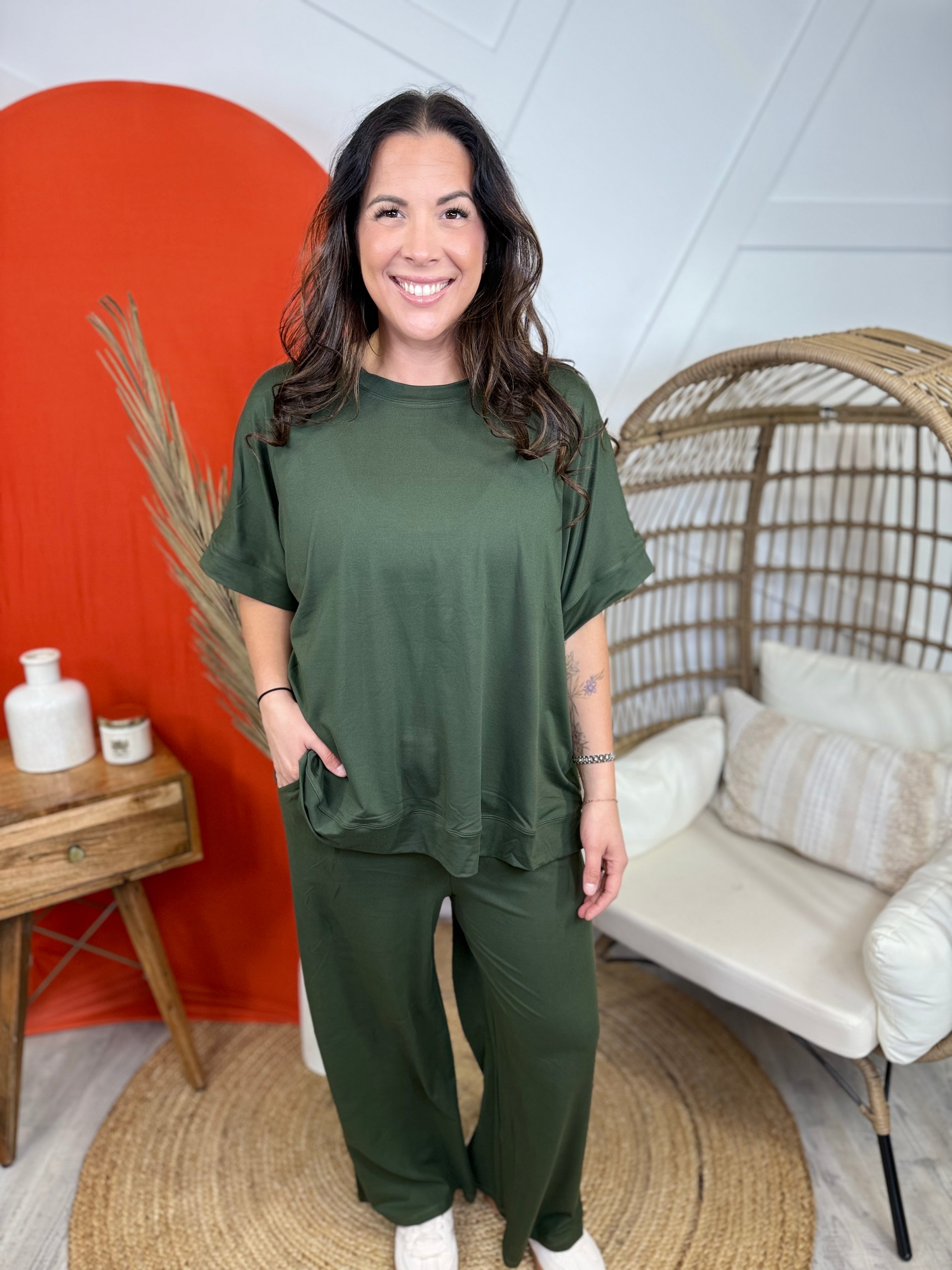 Most Deserving Cropped Pants-150 PANTS-YELETE-Heathered Boho Boutique, Women's Fashion and Accessories in Palmetto, FL