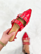 Usual Flats - Red-350 Shoes-Fortune Dynamic-Heathered Boho Boutique, Women's Fashion and Accessories in Palmetto, FL