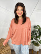 Another Day Long Sleeve Top-120 Long Sleeve Tops-Sew In Love-Heathered Boho Boutique, Women's Fashion and Accessories in Palmetto, FL