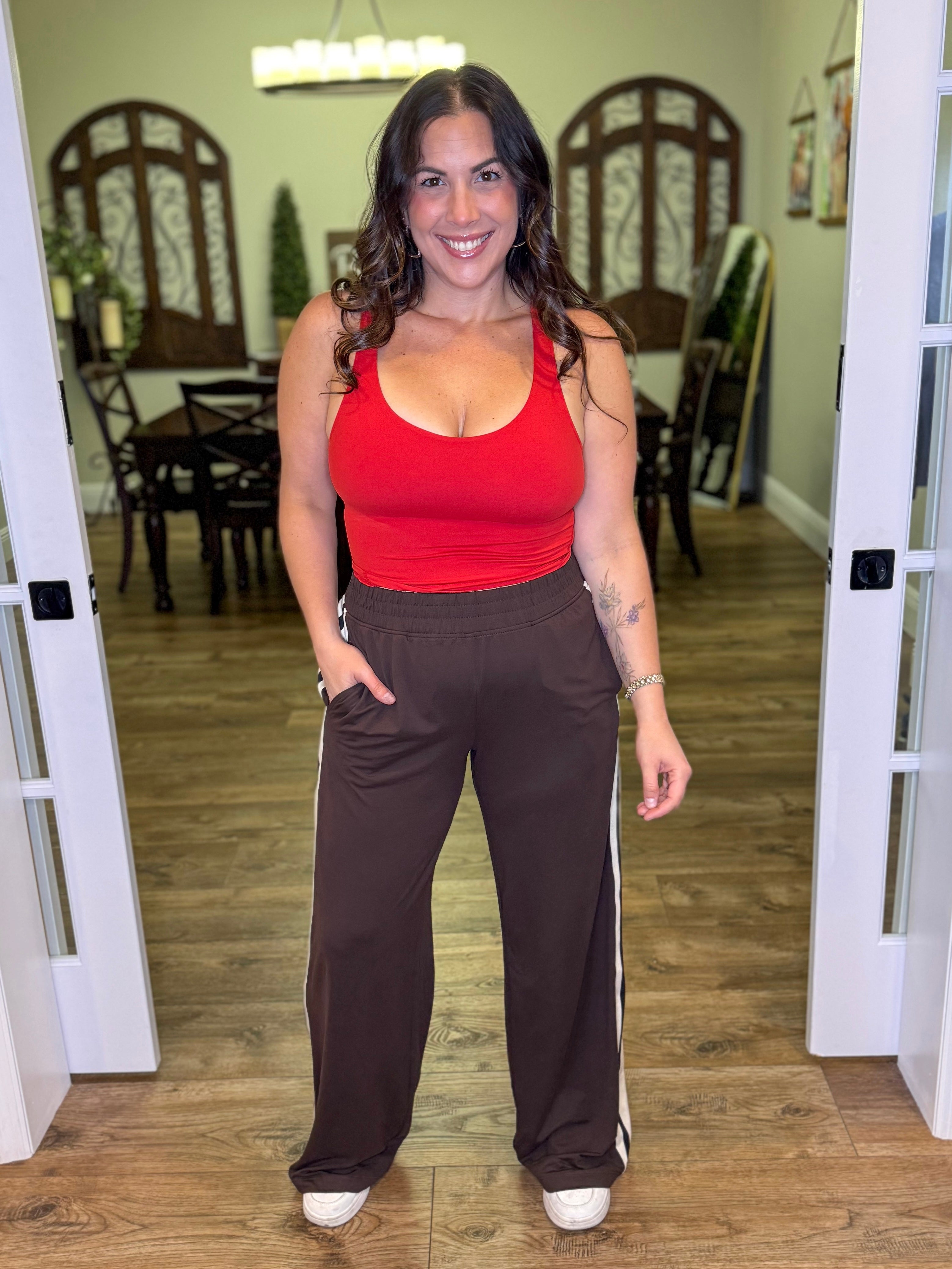 Restock: Marathon Pants-150 PANTS-RAE MODE-Heathered Boho Boutique, Women's Fashion and Accessories in Palmetto, FL