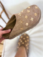 Sunday Slip Ons - Taupe Suede-350 SHOES-Outwoods-Heathered Boho Boutique, Women's Fashion and Accessories in Palmetto, FL