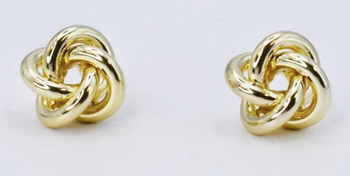 Knot Stud-310 Jewelry-Treasure Jewels-Heathered Boho Boutique, Women's Fashion and Accessories in Palmetto, FL