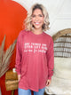 Some Things Are Better Graphic Long Sleeve-130 Graphic Tees-Heathered Boho-Heathered Boho Boutique, Women's Fashion and Accessories in Palmetto, FL