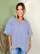 Timeless Charm Blouse-110 SHORT SLEEVE TOP-HEIMISH-Heathered Boho Boutique, Women's Fashion and Accessories in Palmetto, FL