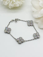 Attention Getting Flower Bracelet-310 Jewelry-Joseph Anthony NY, Inc-Heathered Boho Boutique, Women's Fashion and Accessories in Palmetto, FL