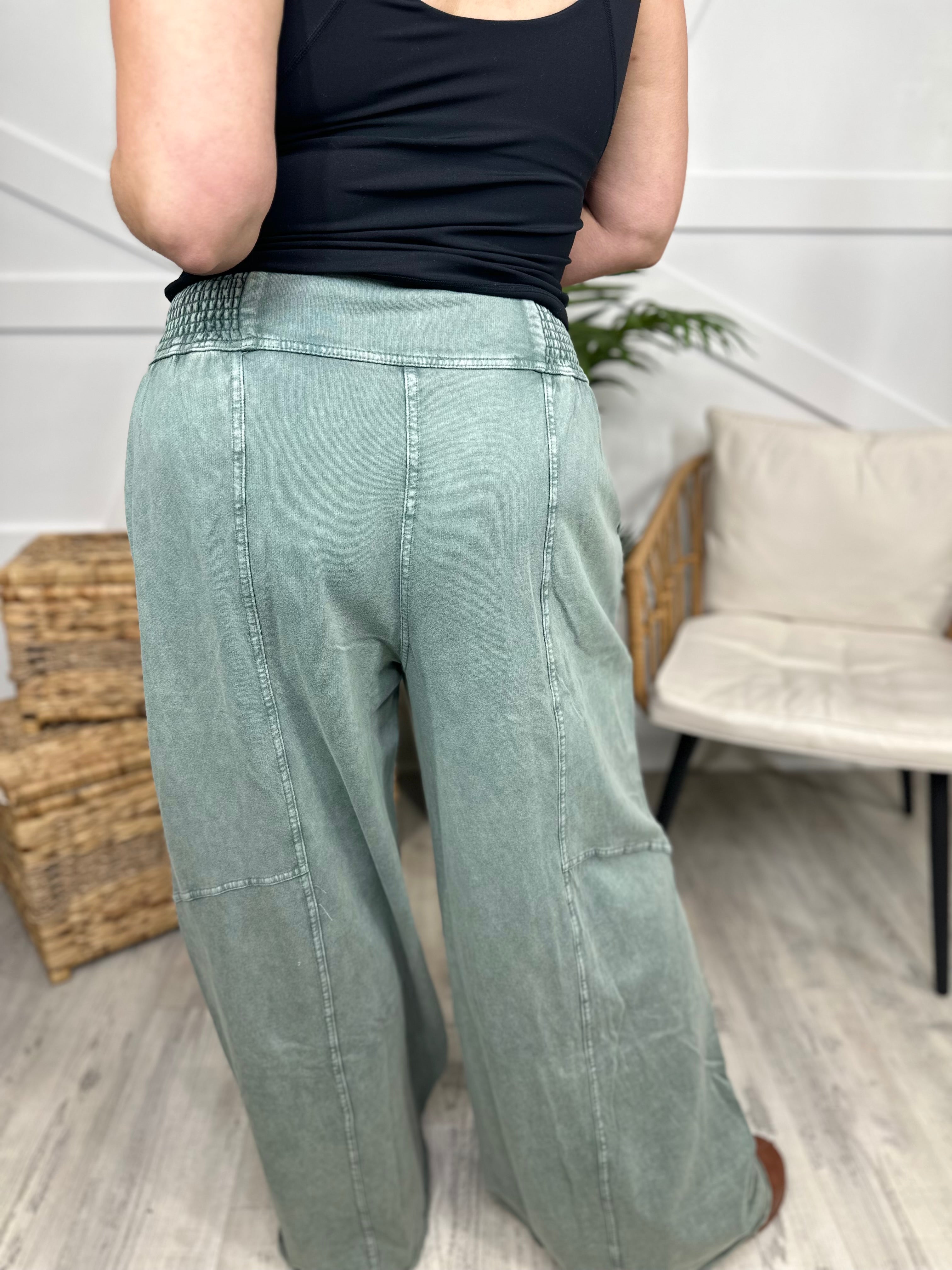 Restock: Headed Out Pants-150 PANTS-Easel-Heathered Boho Boutique, Women's Fashion and Accessories in Palmetto, FL