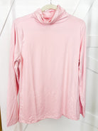 The Everyday Luxe Turtleneck Tunic Top-120 LONG SLEEVE TOPS-ZENANA-Heathered Boho Boutique, Women's Fashion and Accessories in Palmetto, FL