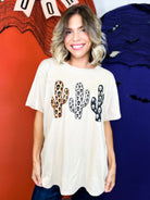 Halloween Cactus Graphic Tee-130 Graphic Tees-Heathered Boho-Heathered Boho Boutique, Women's Fashion and Accessories in Palmetto, FL