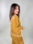 Eyelet Cardigan-220 Cardigans/ Kimonos-Oddi-Heathered Boho Boutique, Women's Fashion and Accessories in Palmetto, FL