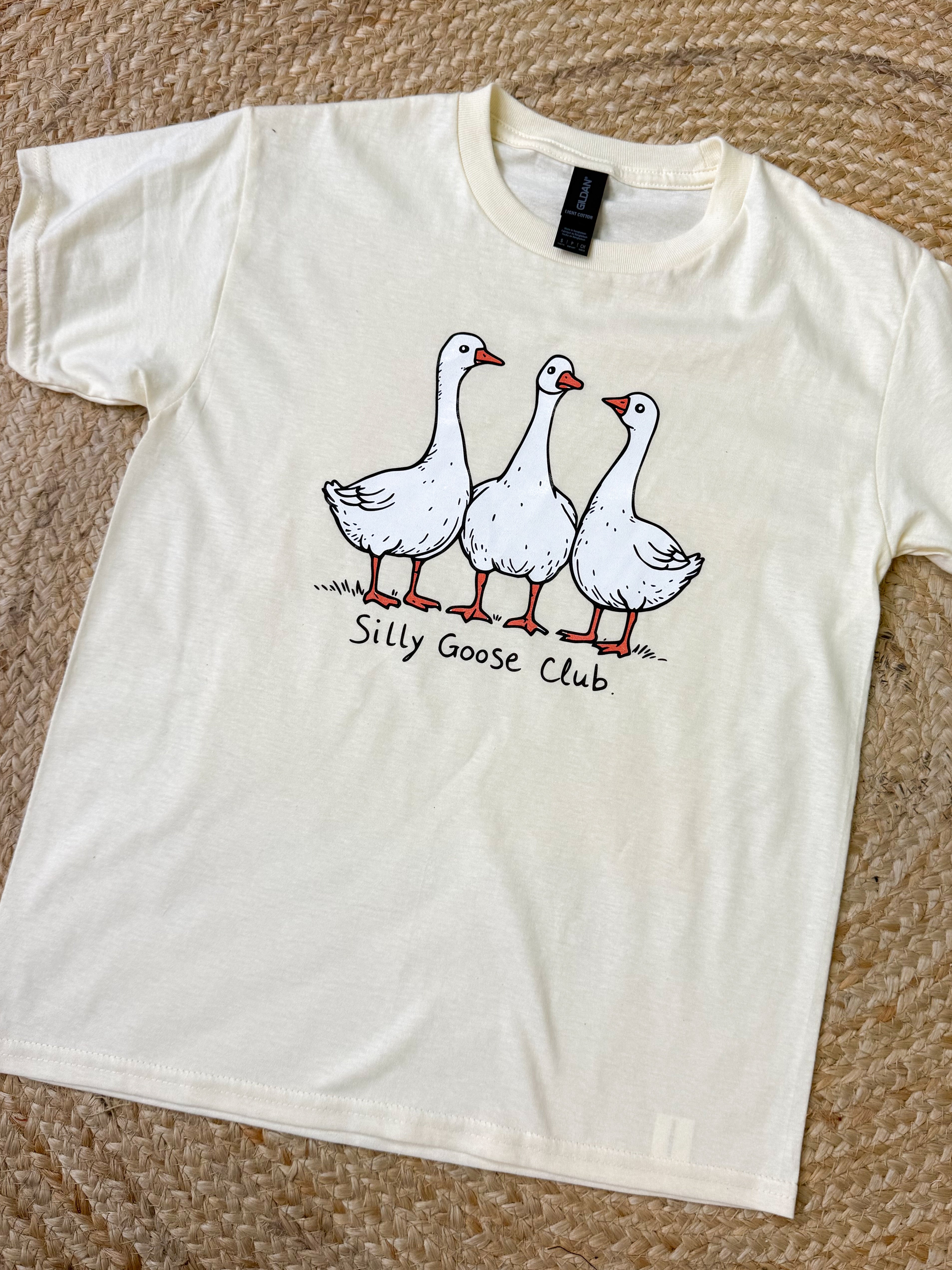 YOUTH - Silly Goose Club 2 Graphic Tee-130 Graphic Tees-Heathered Boho-Heathered Boho Boutique, Women's Fashion and Accessories in Palmetto, FL