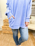 Great Days Ahead Pullover-120 LONG SLEEVE TOPS-EASEL-Heathered Boho Boutique, Women's Fashion and Accessories in Palmetto, FL