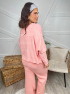 RESTOCK: Coastline Sweater Set-240 Activewear/Sets-Rae Mode-Heathered Boho Boutique, Women's Fashion and Accessories in Palmetto, FL