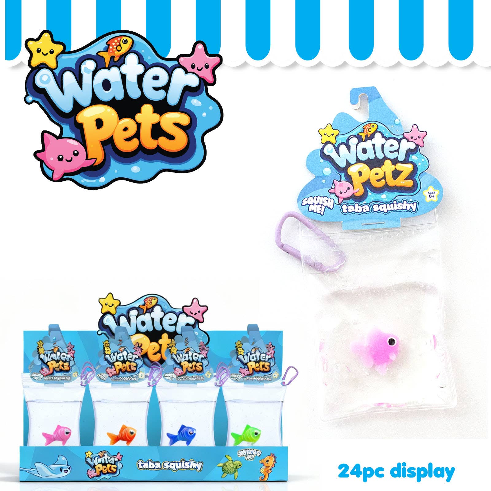 Water Pets - Toy-340 Other Accessories-Beverly Hills Teddy Bear Company-Heathered Boho Boutique, Women's Fashion and Accessories in Palmetto, FL