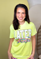 Later Gator Floral Graphic Tee-130 Graphic Tees-Heathered Boho-Heathered Boho Boutique, Women's Fashion and Accessories in Palmetto, FL