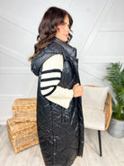 Fast Lane Vest-200 Jackets/Shackets-White Birch-Heathered Boho Boutique, Women's Fashion and Accessories in Palmetto, FL