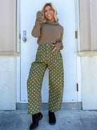 Spot On Denim Pants-150 PANTS-ODDI-Heathered Boho Boutique, Women's Fashion and Accessories in Palmetto, FL