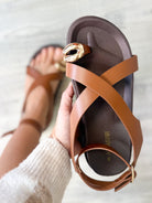 Promise Sandals - Tan-350 SHOES-Azarayah-Heathered Boho Boutique, Women's Fashion and Accessories in Palmetto, FL