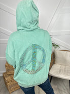 RESTOCK: Protect Your Peace Hoodie-210 Hoodies-Easel-Heathered Boho Boutique, Women's Fashion and Accessories in Palmetto, FL