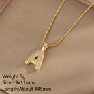 All About YOU Initial Necklace-310 JEWELRY-NIHAO JEWELRY-Heathered Boho Boutique, Women's Fashion and Accessories in Palmetto, FL