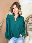 The High Low Honey Top-120 LONG SLEEVE TOPS-STITCH & CO-Heathered Boho Boutique, Women's Fashion and Accessories in Palmetto, FL
