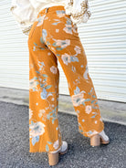 Wild Bloom Pants-150 PANTS-EASEL-Heathered Boho Boutique, Women's Fashion and Accessories in Palmetto, FL