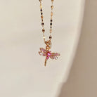 💕 Chasing Dragonflies Necklace-310 JEWELRY-NIHAO JEWELRY-Heathered Boho Boutique, Women's Fashion and Accessories in Palmetto, FL