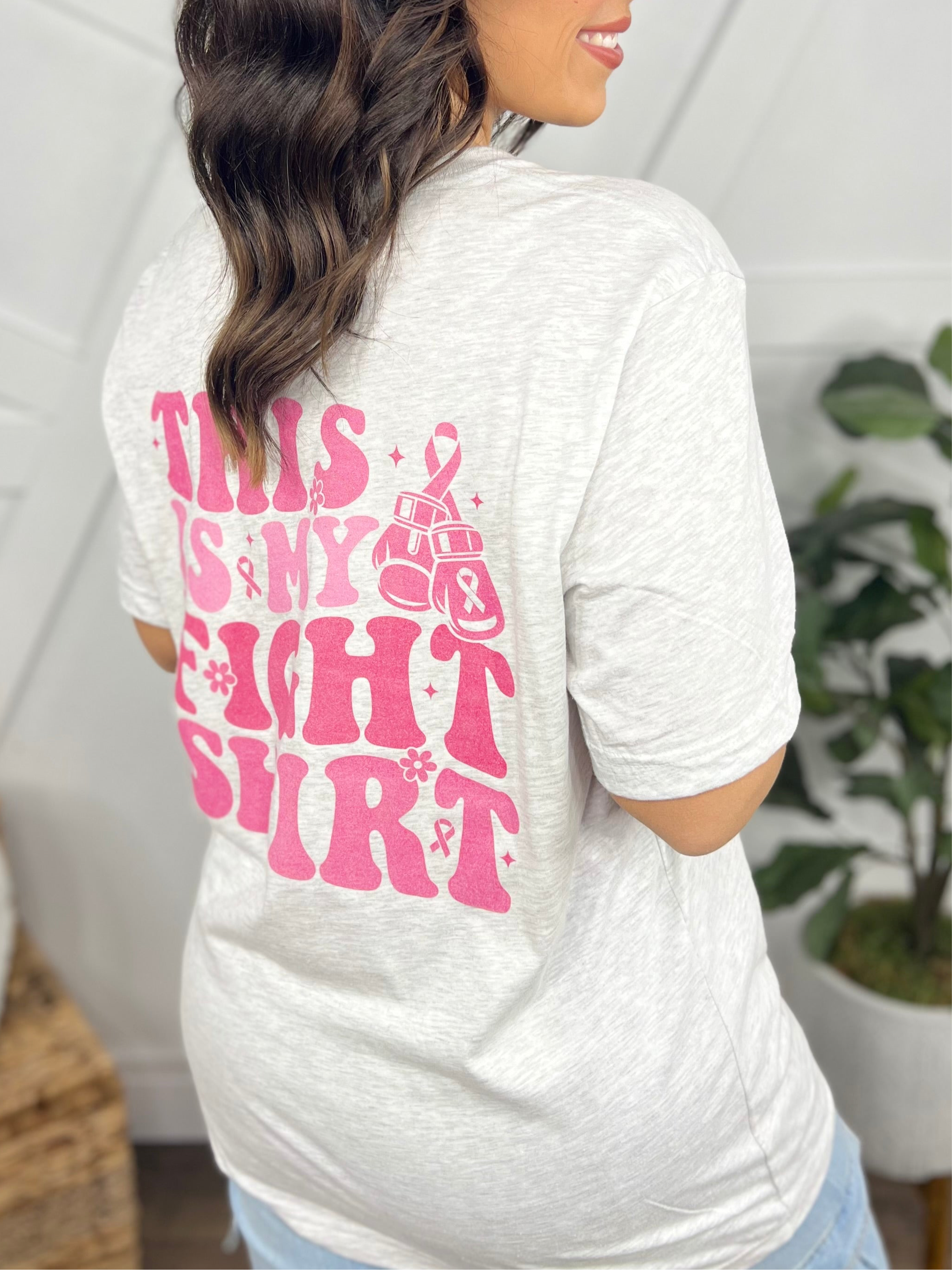 My Fight Shirt Graphic Tee-130 Graphic Tees-Heathered Boho-Heathered Boho Boutique, Women's Fashion and Accessories in Palmetto, FL