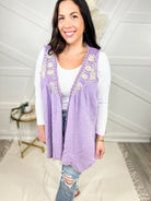 Dreamworks Sleeveless Cardigan-220 Cardigans/ Kimonos-Pol-Heathered Boho Boutique, Women's Fashion and Accessories in Palmetto, FL