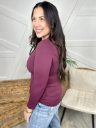 Restock: Take Your Time Seamless Top-120 Long Sleeve Tops-YELETE-Heathered Boho Boutique, Women's Fashion and Accessories in Palmetto, FL
