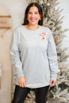 Tis the Season Spirit Shirt-130 Graphic Tees-SUGAR STITCH-Heathered Boho Boutique, Women's Fashion and Accessories in Palmetto, FL