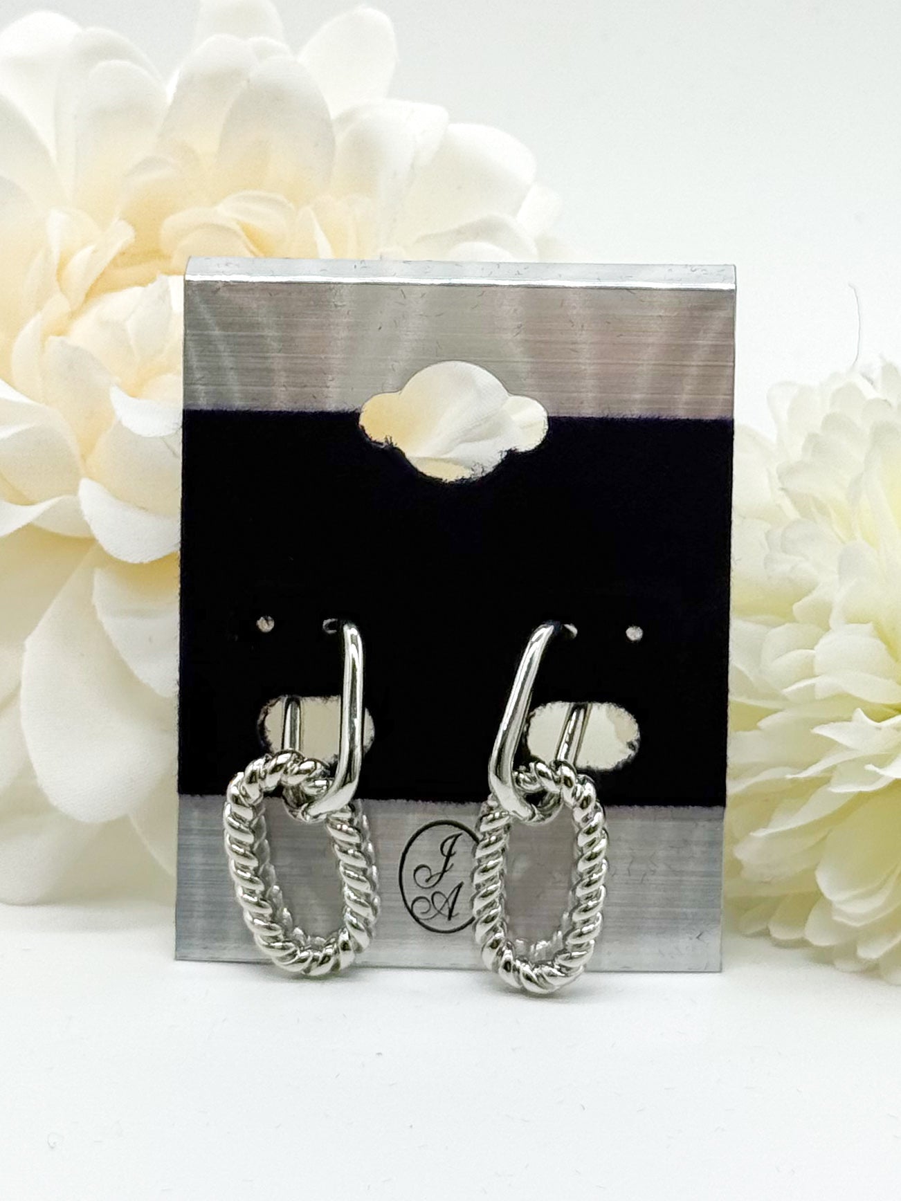 Classic Twisted Huggie Dangles-310 Jewelry-Joseph Anthony NY, Inc-Heathered Boho Boutique, Women's Fashion and Accessories in Palmetto, FL