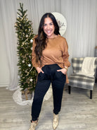 At the Ready Joggers-150 PANTS-White Birch-Heathered Boho Boutique, Women's Fashion and Accessories in Palmetto, FL