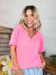 The Compliment Top-110 SHORT SLEEVE TOP-ZENANA-Heathered Boho Boutique, Women's Fashion and Accessories in Palmetto, FL