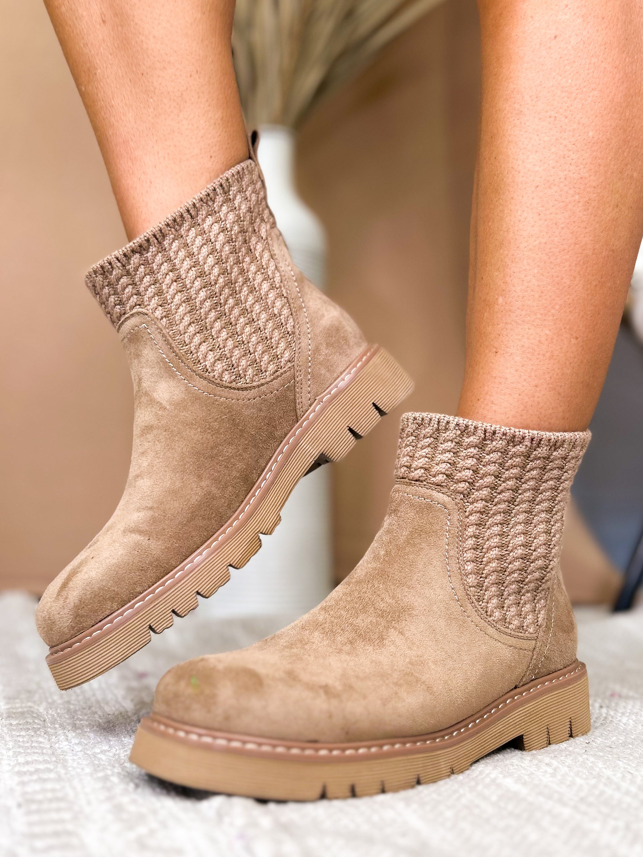 Keep Me Warm Boots-350 SHOES-CORKYS-Heathered Boho Boutique, Women's Fashion and Accessories in Palmetto, FL