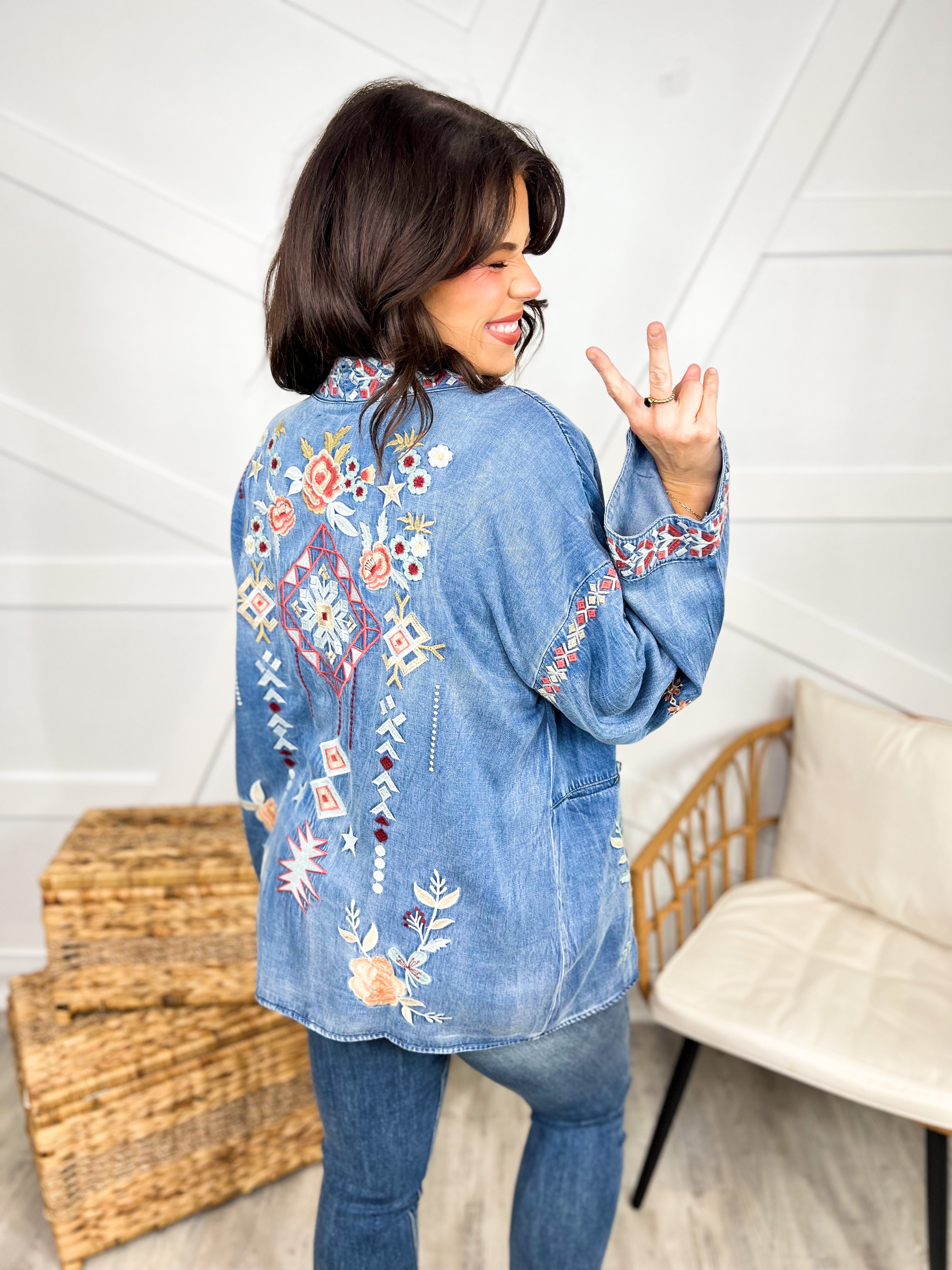 Free To Be Me Duster-220 Cardigans/ Kimonos-BlueVelvet-Heathered Boho Boutique, Women's Fashion and Accessories in Palmetto, FL