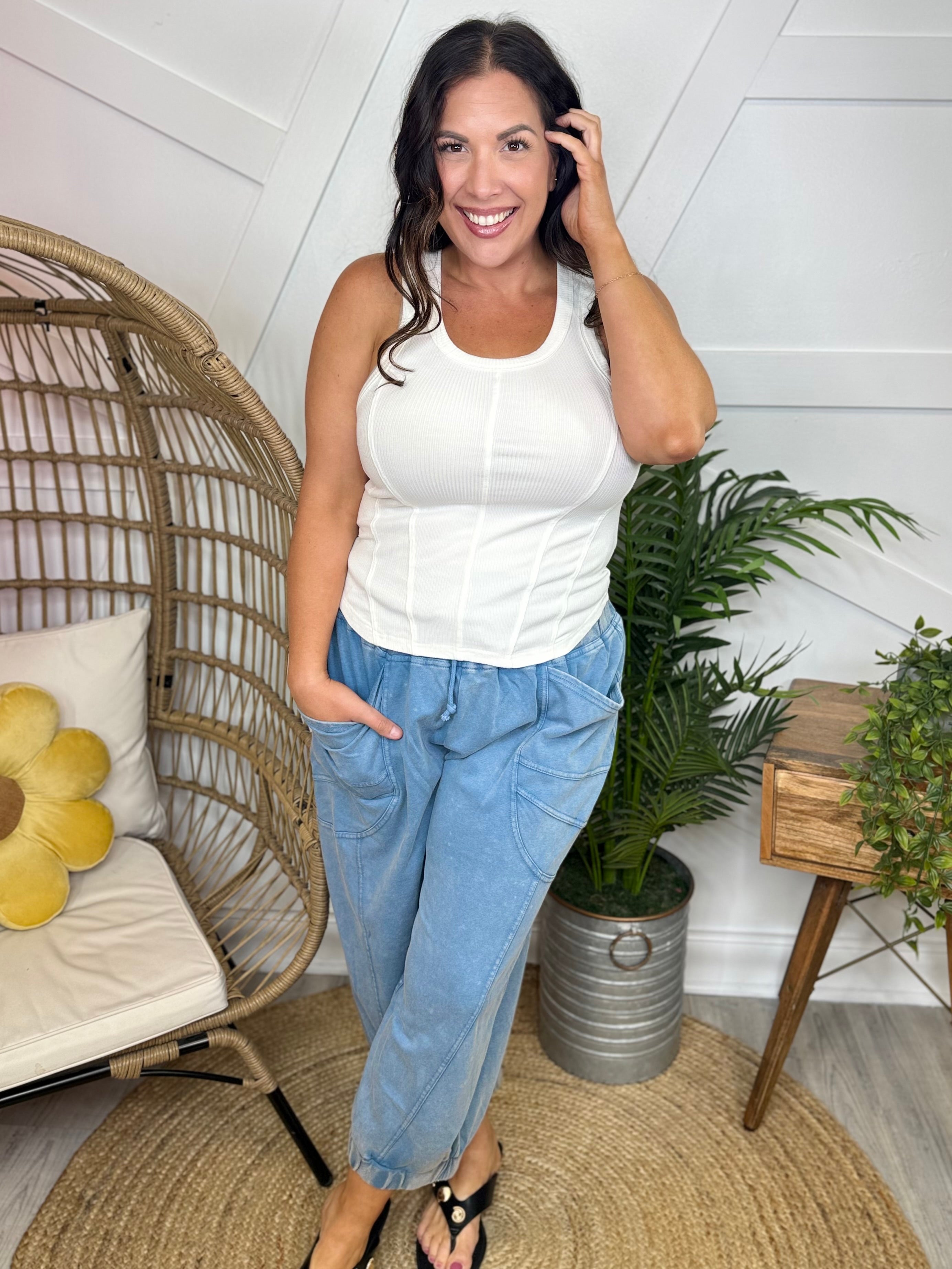 Smooth Move Tank Top-100 TANK/CROP TOPS-White Birch-Heathered Boho Boutique, Women's Fashion and Accessories in Palmetto, FL