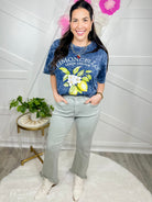 Cloudy Days Kick Flare Jeans-190 Jeans-Saige-Heathered Boho Boutique, Women's Fashion and Accessories in Palmetto, FL