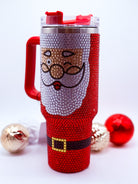40oz Bling Santa Tumbler-340 Other Accessories-Nima Accessories Inc-Heathered Boho Boutique, Women's Fashion and Accessories in Palmetto, FL
