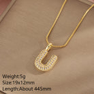 All About YOU Initial Necklace-310 JEWELRY-NIHAO JEWELRY-Heathered Boho Boutique, Women's Fashion and Accessories in Palmetto, FL