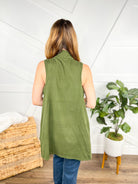 Ciao Sleeveless Cardigan-220 Cardigans/ Kimonos-Heimish-Heathered Boho Boutique, Women's Fashion and Accessories in Palmetto, FL