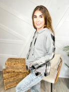 Lost in Translation Hoodie-210 Hoodies-Davi & Dani-Heathered Boho Boutique, Women's Fashion and Accessories in Palmetto, FL