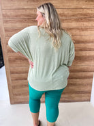 Great Start Pull On Capri - Caribbean-150 PANTS-YMI-Heathered Boho Boutique, Women's Fashion and Accessories in Palmetto, FL