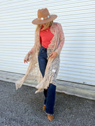 Pursuit Cardigan-220 Cardigans/ Kimonos-Origami Apparel-Heathered Boho Boutique, Women's Fashion and Accessories in Palmetto, FL