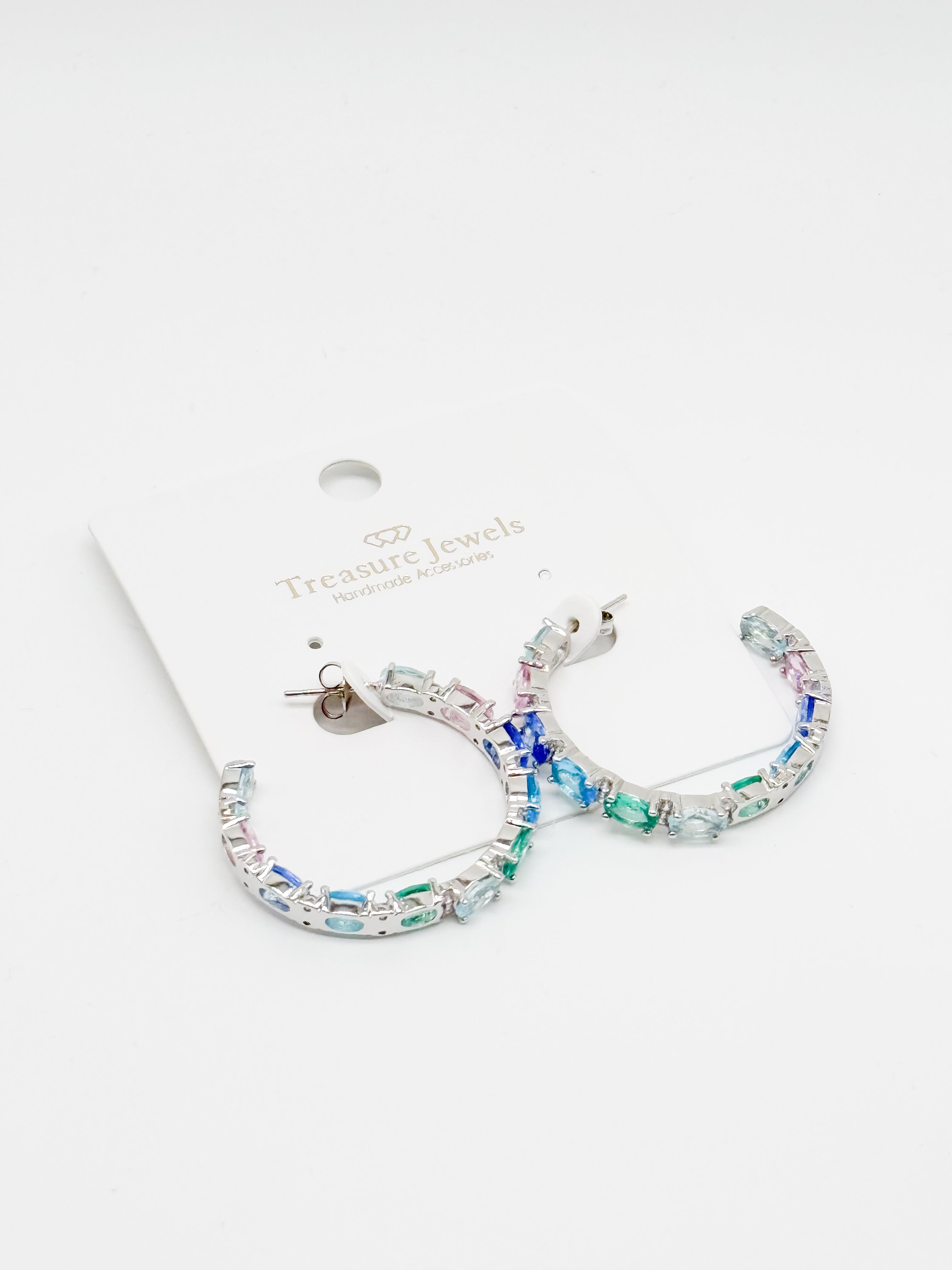 Pastel Dreams Hoop-310 Jewelry-Treasure Jewels-Heathered Boho Boutique, Women's Fashion and Accessories in Palmetto, FL