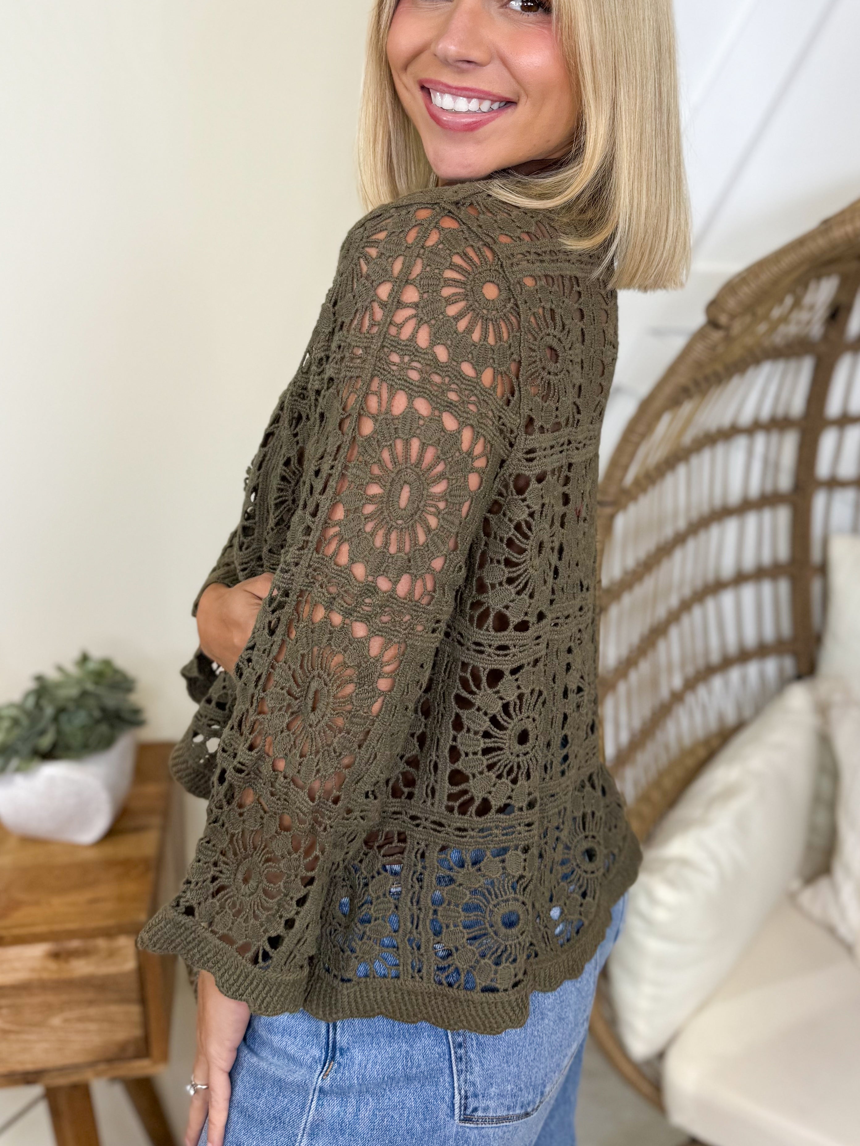 RESTOCK : All That Time Cardigan-220 Cardigans/ Kimonos-Origami Apparel-Heathered Boho Boutique, Women's Fashion and Accessories in Palmetto, FL