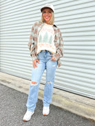 St. Nick's Tree Farm Graphic Tee-130 Graphic Tees-Heathered Boho-Heathered Boho Boutique, Women's Fashion and Accessories in Palmetto, FL