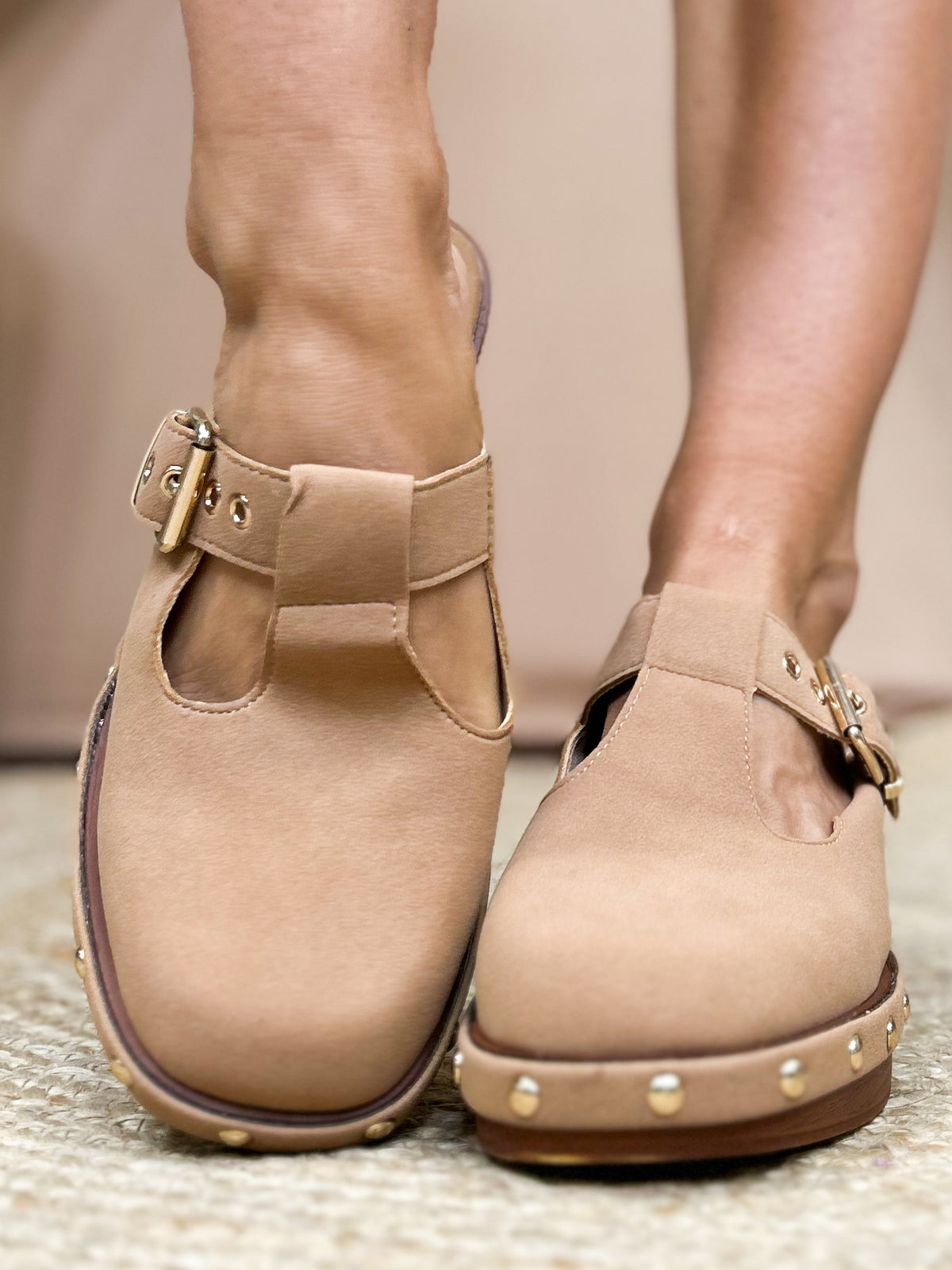 Amara Studded Clogs-350 SHOES-FASHION EMPORIO-Heathered Boho Boutique, Women's Fashion and Accessories in Palmetto, FL