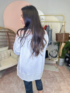 In a Haze Long Sleeve Top-120 Long Sleeve Tops-White Birch-Heathered Boho Boutique, Women's Fashion and Accessories in Palmetto, FL